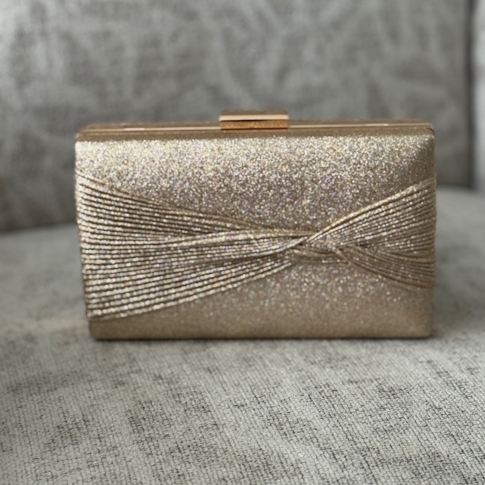 Elegant Gold Clutch Bag